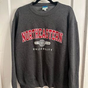 Northeastern University Gray Sweater